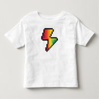 Blitz der Pixel-Leuchtanzeige in Regenbogenfarben