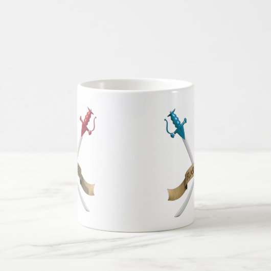 Blitz der StahlTasse Kaffeetasse (Mittel)