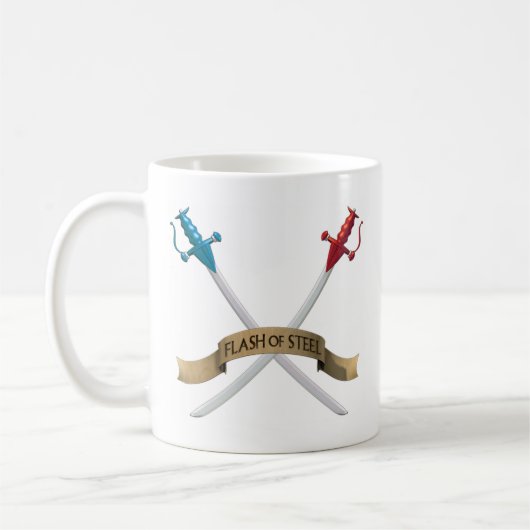 Blitz der StahlTasse Kaffeetasse (Links)