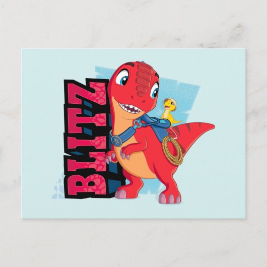 Blitz | Dino Ranch Postkarte (Vorderseite)