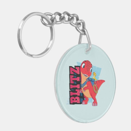 Blitz | Dino Ranch Schlüsselanhänger (Vorderseite links)