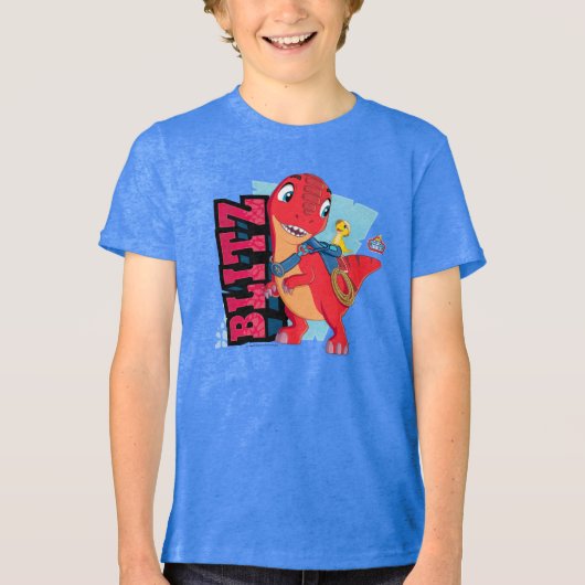 Blitz | Dino Ranch Tri-Blend Shirt (Vorderseite)