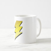Blitz-Donner-Bolzen Kaffeetasse (VorderseiteRechts)