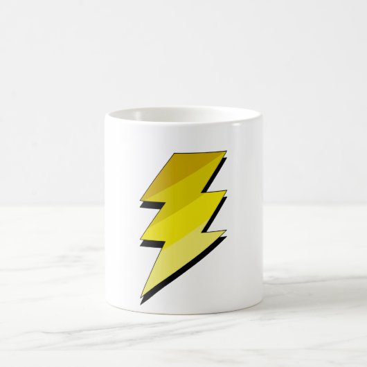 Blitz-Donner-Bolzen Kaffeetasse (Mittel)