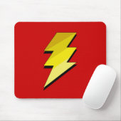 Blitz-Donner-Bolzen Mousepad (Mit Mouse)
