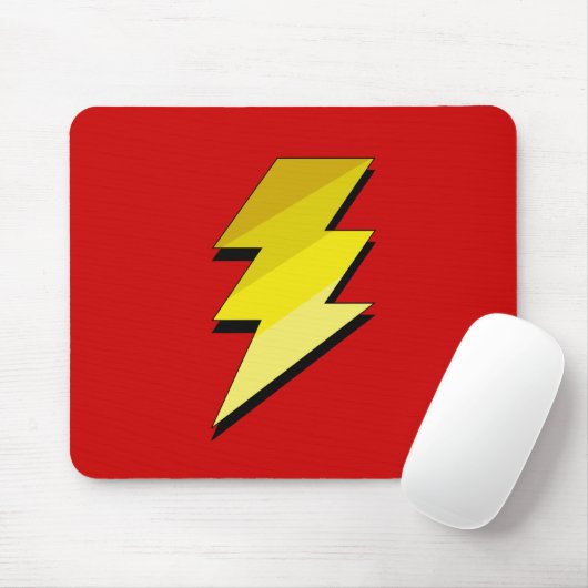 Blitz-Donner-Bolzen Mousepad (Mit Mouse)
