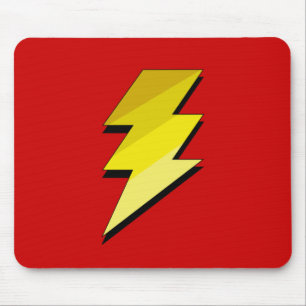 Blitz-Donner-Bolzen Mousepad