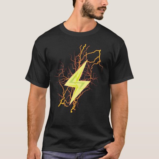 Blitz, Donner und Power T-Shirt (Vorderseite)