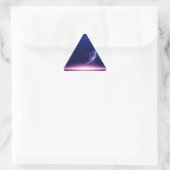 Blitz Dreieckiger Aufkleber (Tasche)