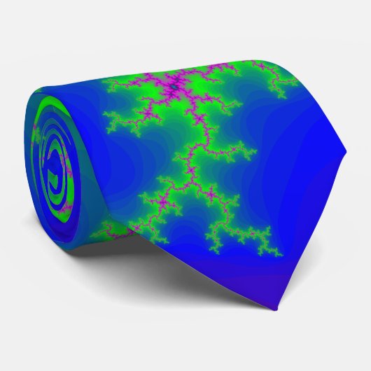 Blitz-Fraktal Design: Krawatte/Krawatte Krawatte (Gerollt)