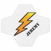 Blitz für den benutzerdefinierten Fußballball Fußball (Flach)