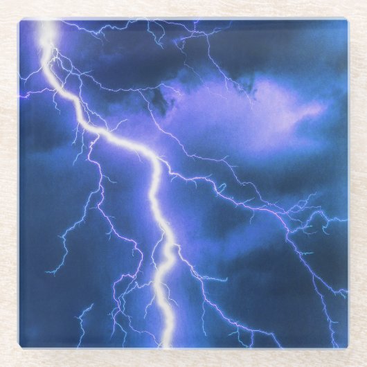 Blitz Glasuntersetzer (Vorderseite)