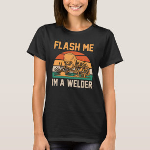 Blitz, ich bin ein Schweißnähte T-Shirt