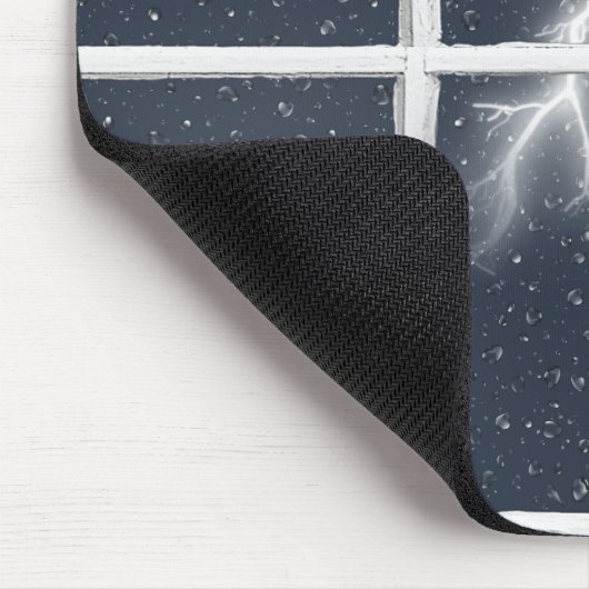 Blitz im Fenstermäuse-Pad Mousepad (Ecke)