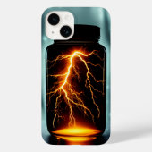 Blitz in einer Flasche Digitale Kunst Case-Mate iPhone Hülle (Rückseite)