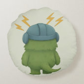 Blitz Kissen – Das ADHS-Monster im Hyperfokus (Rückseite)