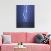 Blitz Leinwanddruck (Insitu (Wohnzimmer))