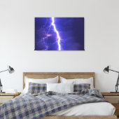 Blitz Leinwanddruck (Insitu (Schlafzimmer))