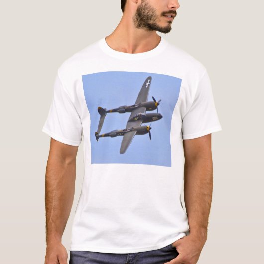 Blitz Lockheeds P-38J T-Shirt (Vorderseite)
