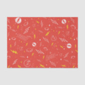 Blitz-Logo und Doodle-Muster Seidenpapier (Vorderseite)