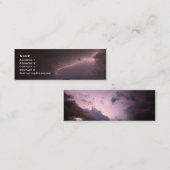 Blitz Mini Visitenkarte (Vorne/Hinten)