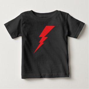 Blitz mit rotem Blitz Baby T-shirt