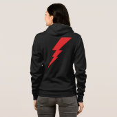 Blitz mit rotem Blitz Hoodie (Schwarz voll)