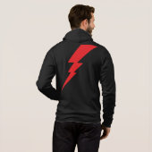 Blitz mit rotem Blitz Hoodie (Schwarz voll)