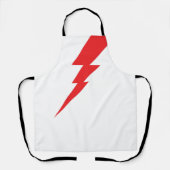 Blitz mit rotem Blitz Schürze (Vorderseite)