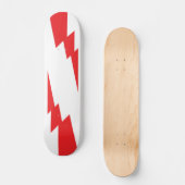 Blitz mit rotem Blitz Skateboard (Vorderseite)