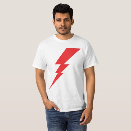 Blitz mit rotem Blitz T-Shirt (Vorne ganz)