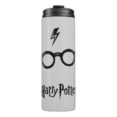 Blitz-Narbe und Gläser Harry Potter-Bann-| Thermosbecher (Vorderseite)