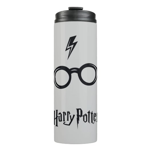 Blitz-Narbe und Gläser Harry Potter-Bann-| Thermosbecher (Vorderseite)