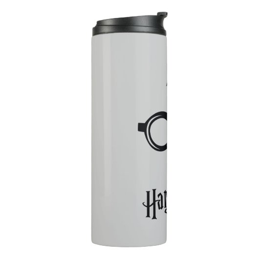 Blitz-Narbe und Gläser Harry Potter-Bann-| Thermosbecher (Nach links gedreht)