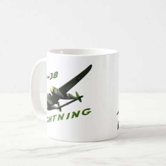 Blitz P-38 Kaffeetasse (Vorderseite Links)