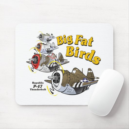 Blitz P-47 in Formgebung Mousepad (Mit Mouse)