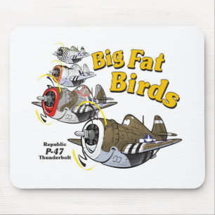 Blitz P-47 in Formgebung Mousepad