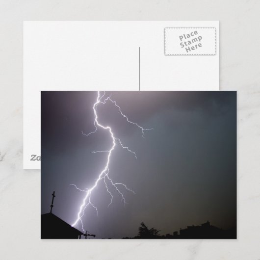 Blitz Postkarte (Vorne/Hinten)