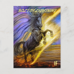 Blitz-Postkarte von Mike Winterbauer Postkarte