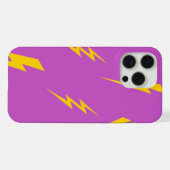 Blitz Purple Hintergrund Y2K Muster iPhone Hülle (Rückseite (Horizontal))