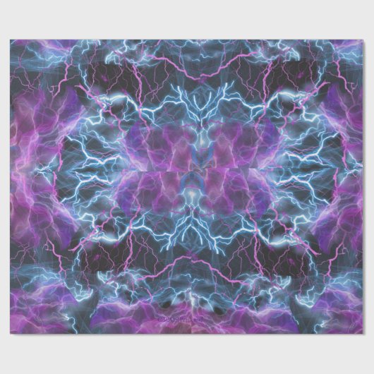 Blitz & Rauch! CBDOilPrincess! Geschenkpapier (Flach)