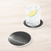 Blitz Sandstein Untersetzer (Seite)