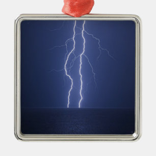 Blitz Silbernes Ornament