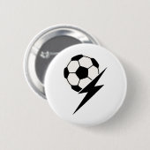 Blitz Soccer Coach Trainer oder Team Lea Button (Vorne & Hinten)