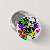 Blitz-Spritzer-Button Button (Vorne & Hinten)