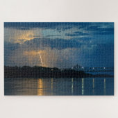 Blitz über der Brücke Puzzle (Horizontal)