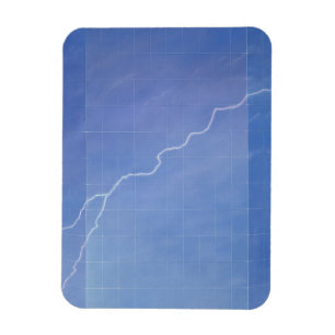 Blitz über GlasGebäude Magnet