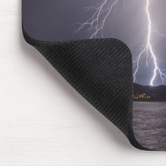 Blitz über Pacifica Mousepad (Ecke)