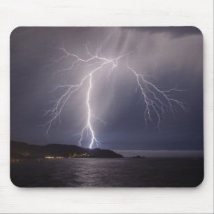 Blitz über Pacifica Mousepad
