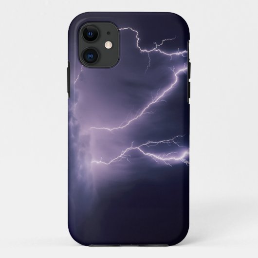 Blitz über Salt Lake Valley, Utah. Case-Mate iPhone Hülle (Rückseite)